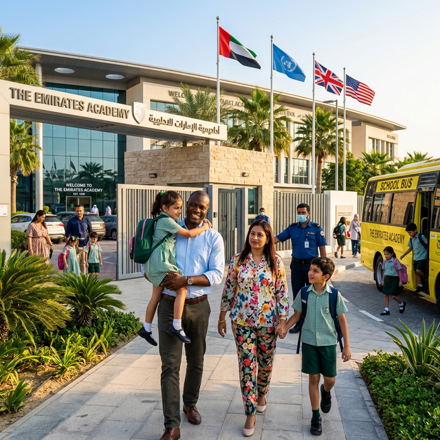 Family School Gate - Dependent Visa for Teachers in the Middle East 202 | SabisCareers.com